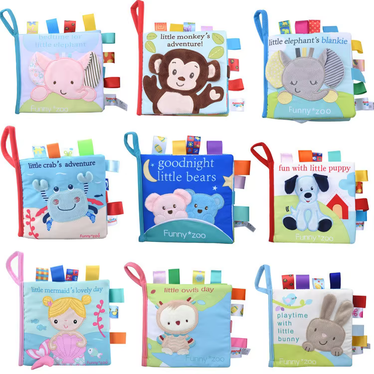 Baby Loves This Cloth Book! | Touch & Feel Sensory Book for Newborns